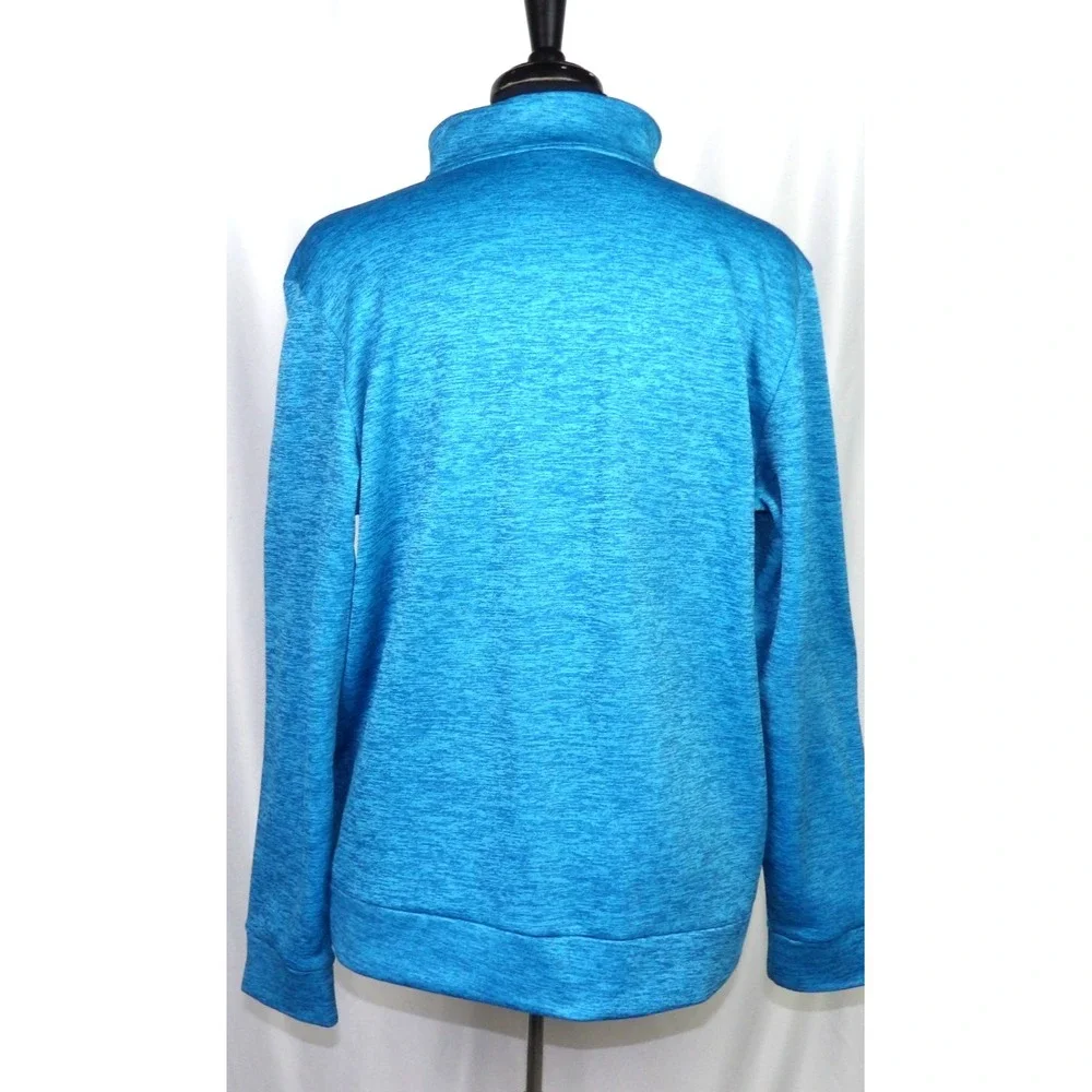 Under Armour Cold Gear Light Blue Collared 1/4 Zip Sweatshirt Jacket‎ Men's LRG